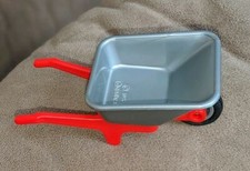 PLAYMOBIL Grey Red Wheelbarrow Farm Ranch Zoo Garden Landscape 1974 GEOBRA RARE