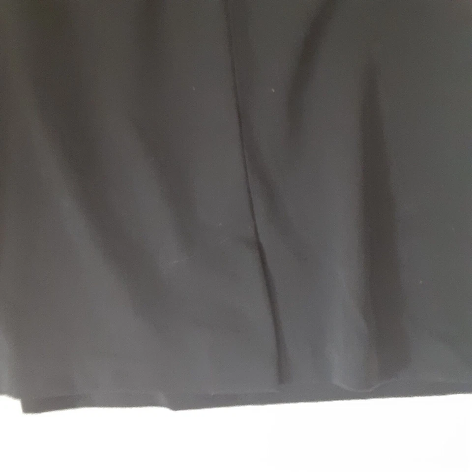 Negro Pantology Clásico Carrera Falda 32" Cintura 21" Largo Mezcla Poliéster Foto 3 de 3