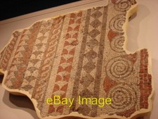 Photo 6x4 Roman Mosaic fragment Ipswich Museum  c2007