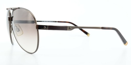 Gafas de sol DSQUARED2 DQ 0024 48F 59-12 135 cuero Gunmetal Deluxe Pilot c2009 - Imagen 6 de 14