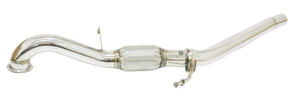 DOWNPIPE INOX DECATA AUDI A3 SEAT ALTEA LEON VW GOLF 5 TOURAN TDI 105 140 63mm - Imagen 3 de 3