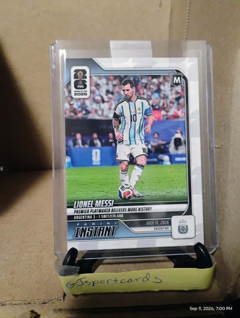 2026 Panini Instant FIFA World Cup #228 Lionel Messi Argentina PR:13218 In-Hand