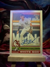 2025 Topps Heritage Real One Brooks Baldwin #ROA-BBA Rookie Auto White Sox