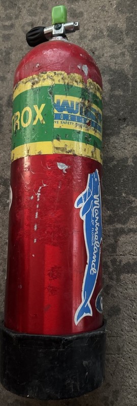 Scuba Dive Tank Aluminum Scuba Cylinder, DOT-3AL3000, 80cu in. In Current Hydro