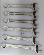 Six Facom France Combination Metric Wrenches sizes: 27, 26, 24, 23, 22, & 21mm
