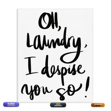 Stupell Industries Laundry I Despise You Canvas Art Cd-279_Cn_16X20
