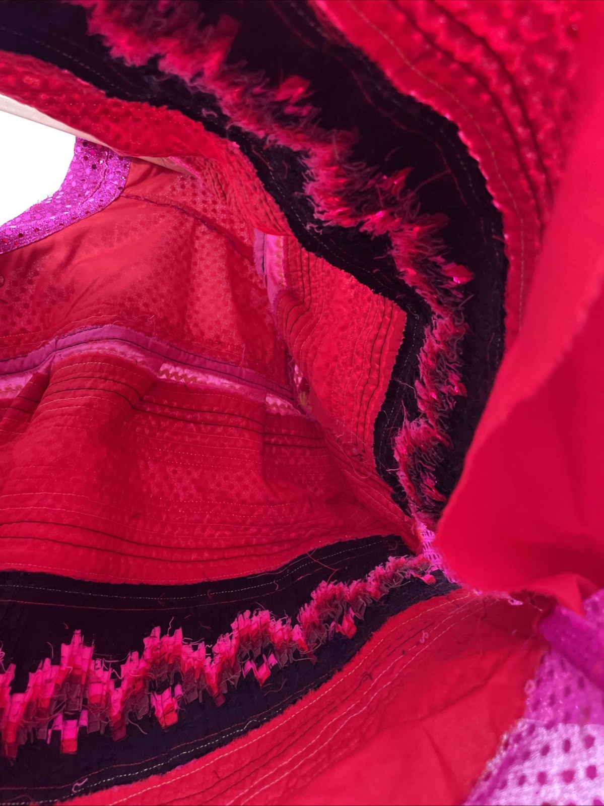 Handmade Iridescent Sequined Patchwork Pullover T… - image 8