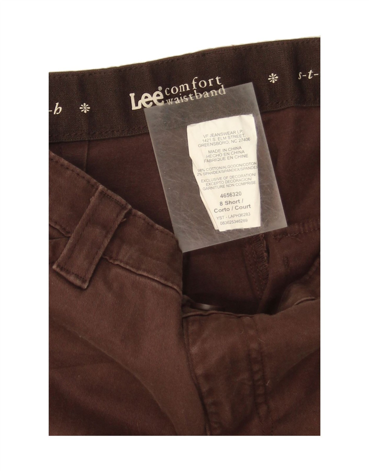 LEE Womens Straight Casual Trousers US 8 Medium W30 L29 Brown Cotton DS19 thumbnail 3