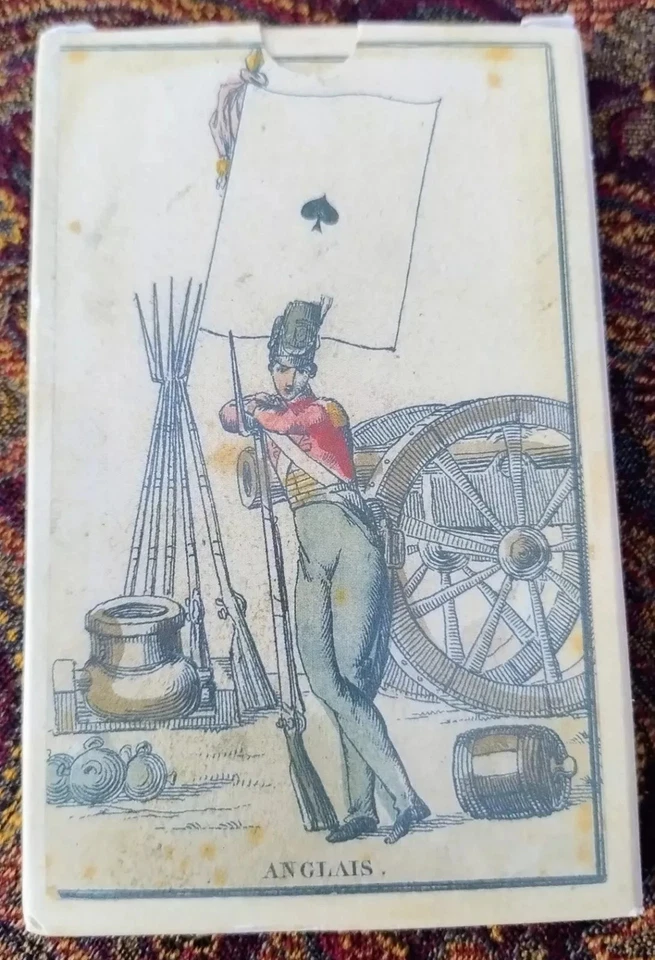 jeu de cartes drapeaux france xixe siècle 2004 reproduction fournisseur alava - Photo 1/2
