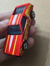 Vintage Hot Wheels Turismo Delorean Racer Diecast Scale Model Flying Colors BW
