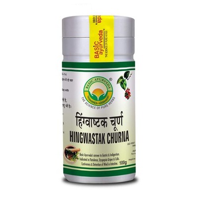 Basic Ayurveda Hingwastak Churna Pulver 100gm