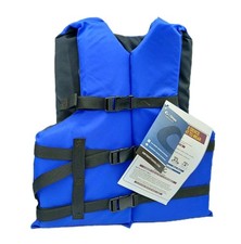 Onyx Adult Universal 3A General Purpose Blue Life Jacket Flotation Device