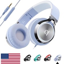 ARTIX Wired Headphones with Mic  Volume Control for Kids - 3.5mm Aux