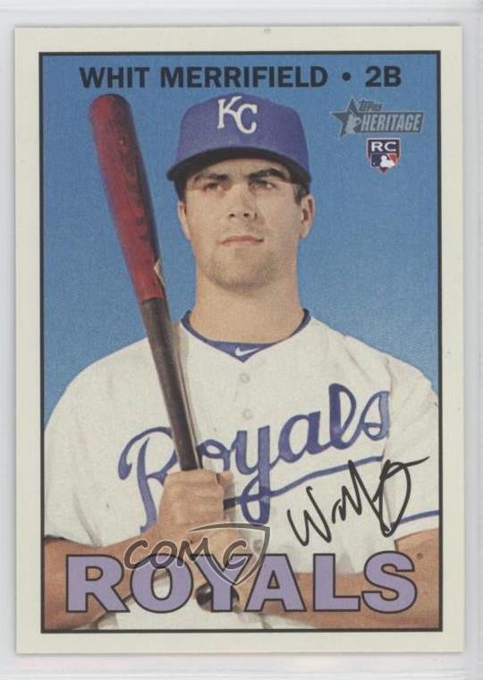 2016 Topps Heritage High Number Whit Merrifield #683 12g7