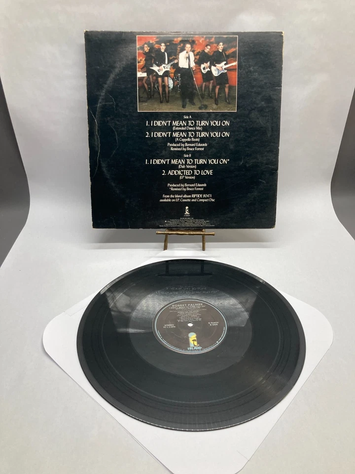 Robert Palmer I Didn't Mean To Turn You On 12" Vinyl Single 1986 Record O-96804 - Image 4 of 4