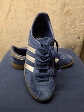 Adidas Authentic Munchen UK 7 US 7.5 Blue Trainers Sneakers