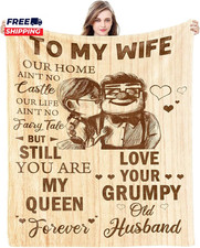 Gift for Wife from Husband to My Wife Blanket Wedding Anniversary Romantic Gifts