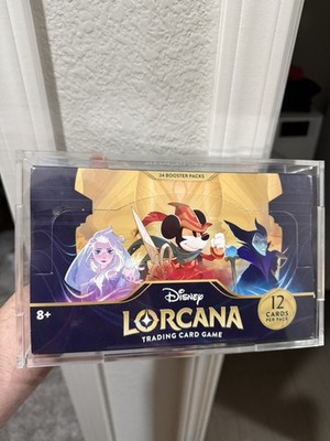 Disney Lorcana Trading Card Game The First Chapter Booster Box Sealed W Acrylic