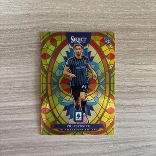 2025 26 Panini Select Serie A Pio Esposito RC Stained Glass SSP #3 Inter Milan