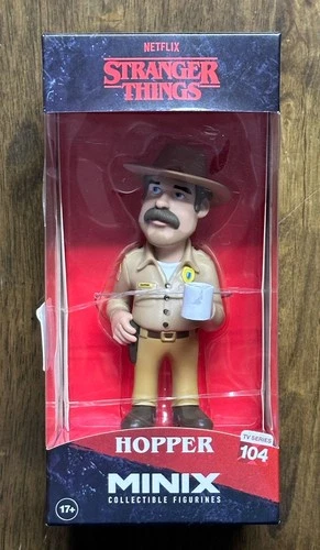 Netflix Stranger Things Minix Collectible Figurines - Hopper #104