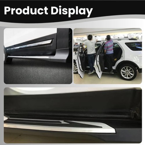 Barra Nerf escalón lateral 2 piezas estriberas apta para Ford Explorer 2011-2019 - Imagen 4 de 8