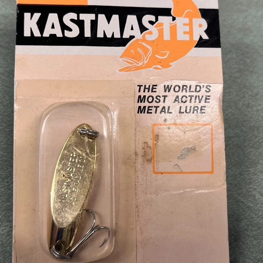 Señuelo de Pesca Acme Kastmaster 1/4 OZ SW-10 Nuevo Nuevo de Lote Antiguo en Tarjeta Plateado Sin UPC Hecho en EE. UU. Foto 4 de 4