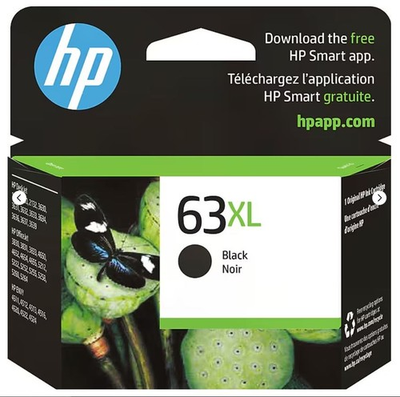 #ad Genuine HP 63XL High Yield Black F6U64AN May 2027 $44.99