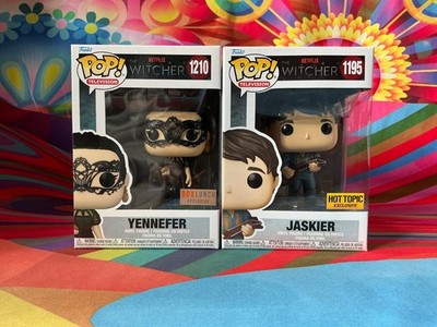 Funko pop the Witcher pair: Jaskier #1195 & Yennefer #1210 *NIB look gr8 no dmg