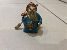 Mini Tongshifu Guan Yu Brass Figurine – Feng Shui Warrior God – 8cm Collectible