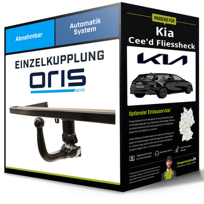 Abnehmbare Anhängerkupplung für KIA Cee'd Fliessheck 03.2018-jetzt Typ CD Oris