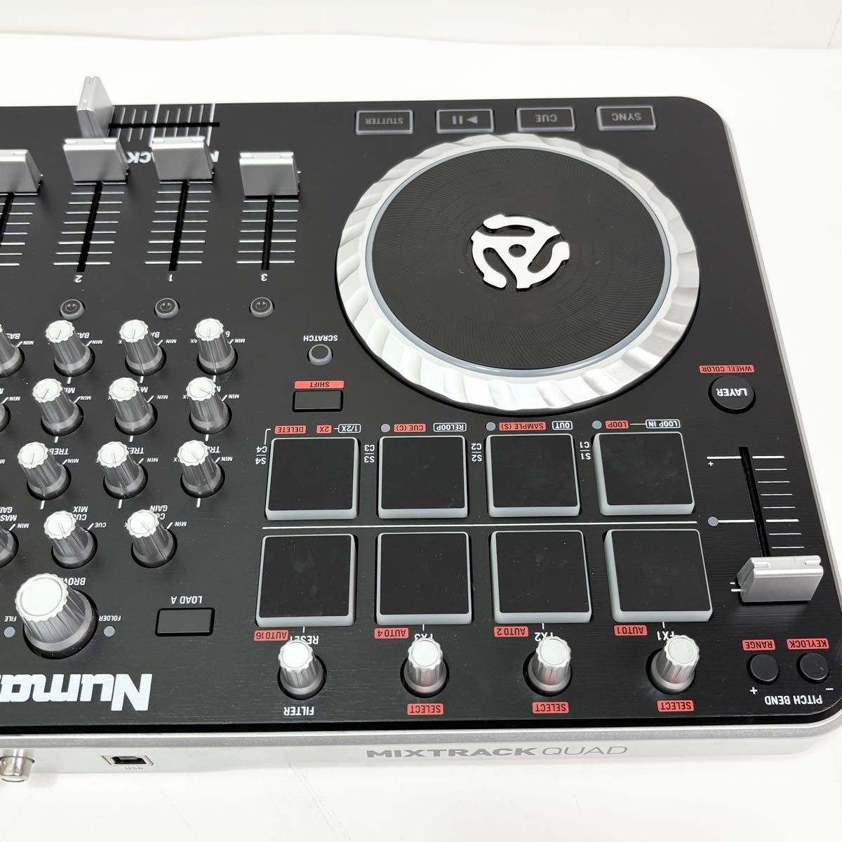 Numark MIXTRACK QUAD DJ Controller with USB Cable and Original Box
