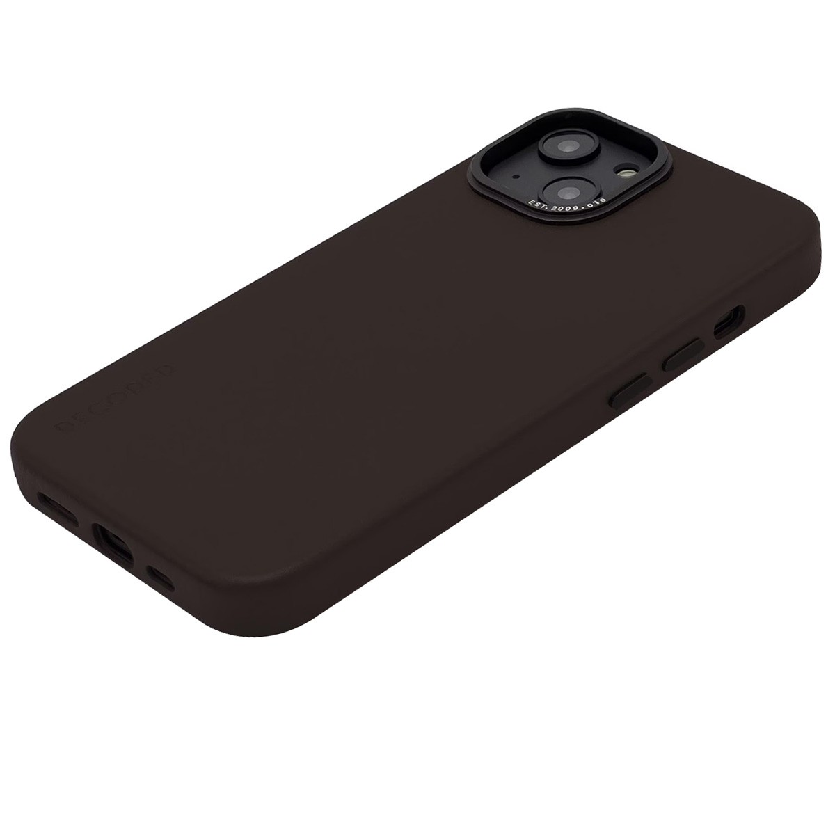 Coque iPhone 14 Plus en cuir véritable marron - Protection Decoded avec antichoc - 4
