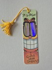 1978 Vintage Garfield Bookmark w/ Tassel IM SO BRIGHT I GOTTA WEAR SHADES!! — photo 1