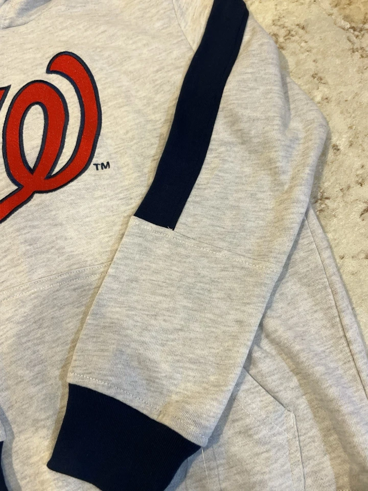 Washington Nationals Genuine Merchandise Embroidered Hoodie Jacket Kids LG 14/16 - Image 4 of 4