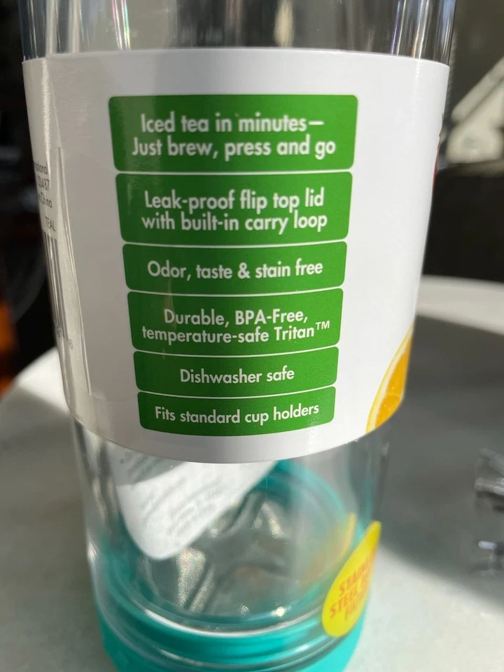 Máquina de té helado Primula Press & Go funciona con bolsas de té y té suelto Foto 4 de 4