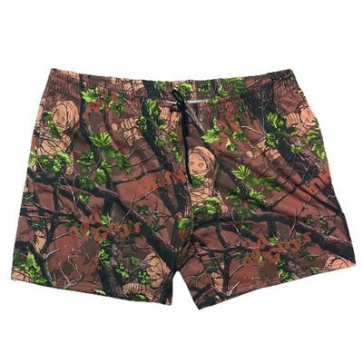 Chucky Good Guys Outdoor Hunting Camo Print Drawstring Shorts Men 3XL