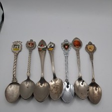 Multinationaler Sammlerstück Souvenir Löffel Alt Vintage Retro Lot 7