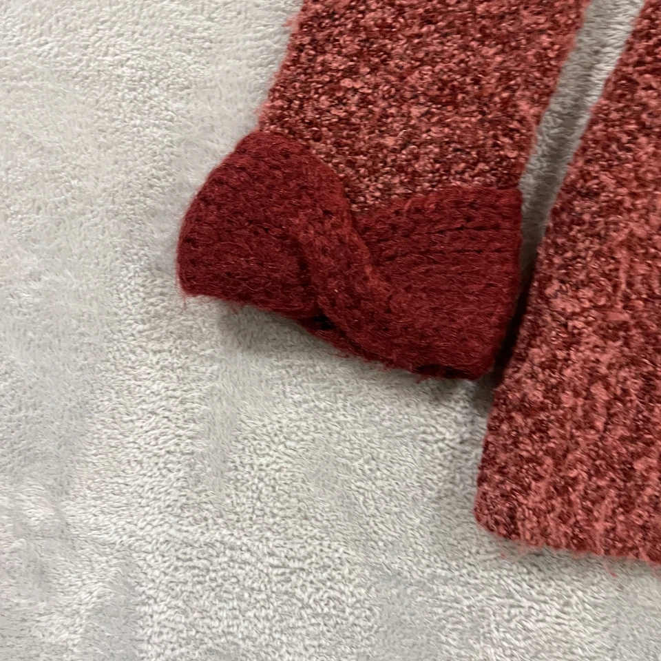 Cardigã feminino Anthropologie dormir na neve suéter médio marrom mistura de lã - Imagem 4 de 4