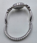 Vintage(80s/90s) Southwestern Style Women's Quartz Watch Silver Plated Faux Onyx — photo 5
