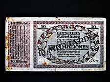 Stuttgart  Waldorf - Astoria Zigarettenfabrik  mit Überdruck auf 10 Mrd. Mark