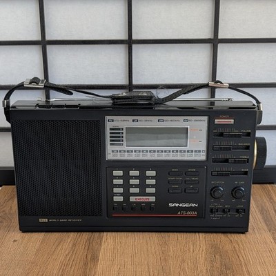 Sangean ATS-803A PLL Synthesized World Band Receiver Portable Radio  *Tested*
