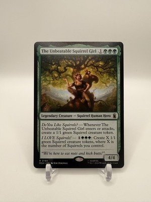 Magic: The Gathering The Unbeatable Squirrel Girl 0193 Rare Green 4/4 Regular Nm