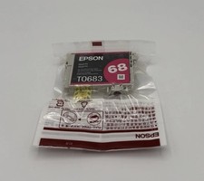 Genuine Epson 68 T0683 Magenta Ink Cartridge Sealed  No Box 
