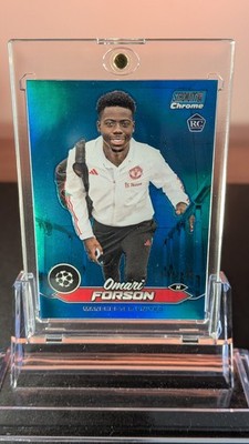 Omari Forson /175 RC Topps Stadium Chrome Manchester United