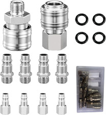 10 Pezzi Raccordi Aria Compressa,Attacchi Rapidi Aria Compressa,Kit Compressore 