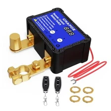 Kill Switch for Vehicle, Remote Battery Disconnect Switch 12V 24V 240A, Car 