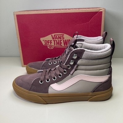 Vans Filmore Hi Vansguard Water Resistant Trainer Suede Brown Pink Size UK 5 & 6
