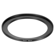 72mm Male 86mm Female Step Up Ring Adapter for ND IR DSLR, Black