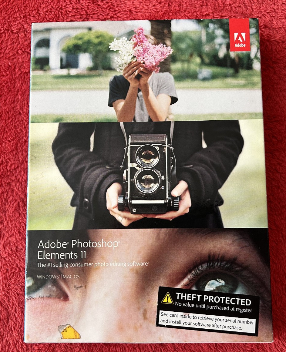 ADOBE PHOTOSHOP ELEMENTS 11 photo editing software 2012