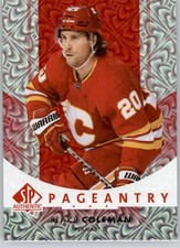2022-23 SP Authentic Limited Pageantry Red Parallel Hockey Cards Pick From List
